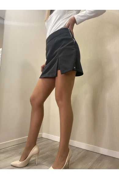 Blue Nature - Szövet Fekete Szoknyashort