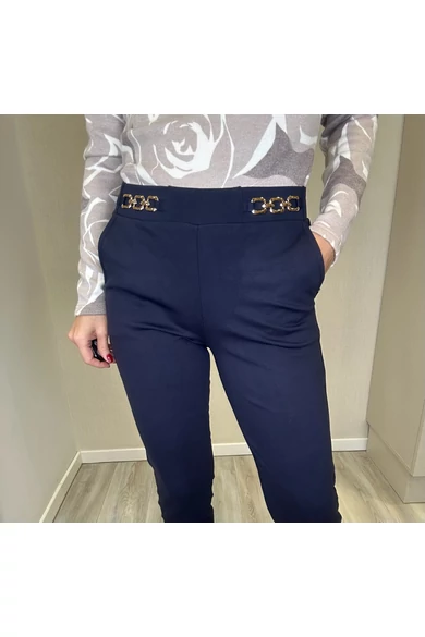 Blue Nature - Maryland Sötétkék Nadrág (Arany Lánc)