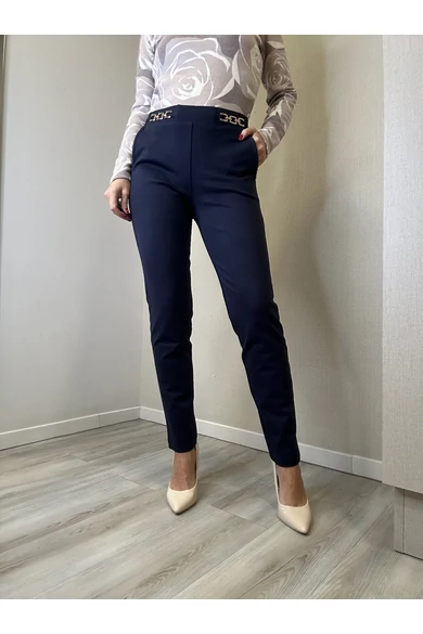 Blue Nature - Maryland Sötétkék Nadrág (Arany Lánc)