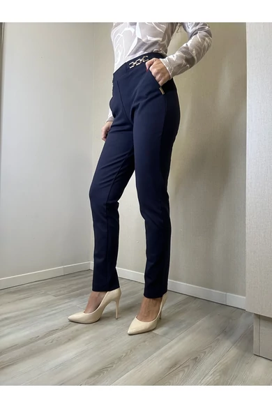 Blue Nature - Maryland Sötétkék Nadrág (Arany Lánc)