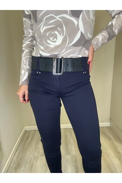 Blue Nature - 6 cm Sötétkék Nadrág