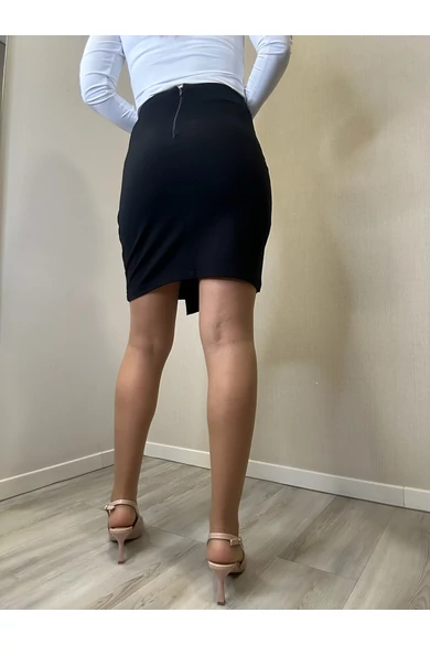 Blue Nature - Lucia Fekete Szoknya/Arany Gomb