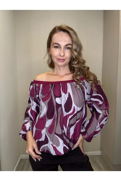 Blue Nature - Petra Mintás Bordó-Fangó Felső