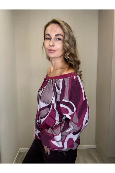 Blue Nature - Petra Mintás Bordó-Fangó Felső