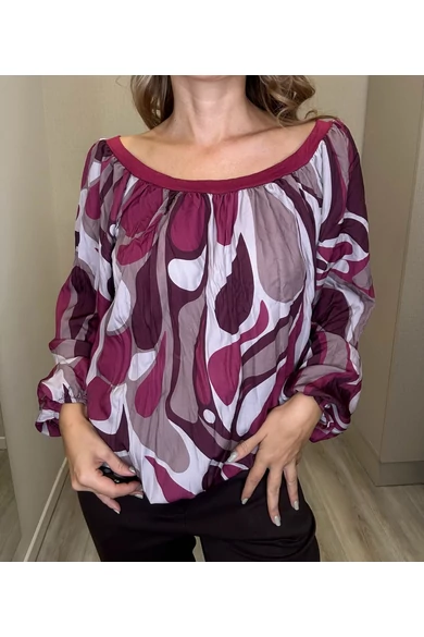 Blue Nature - Petra Mintás Bordó-Fangó Felső