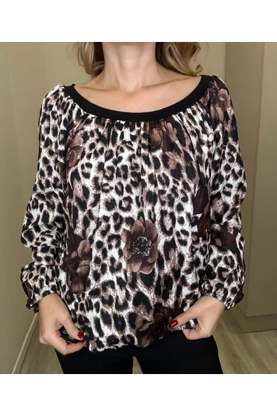 Blue Nature - Petra Mintás Barna Felső/Ocelot