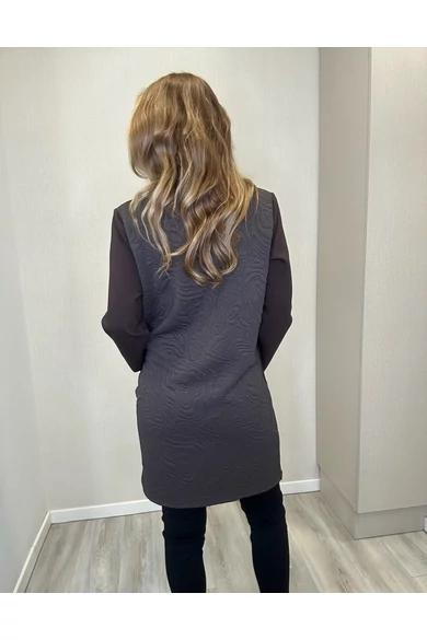 Blue Nature - Kozett Sötétbarna Steppelt Tunika