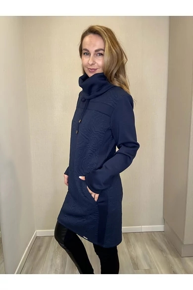 Blue Nature - Kozett Sötétkék Steppelt Tunika