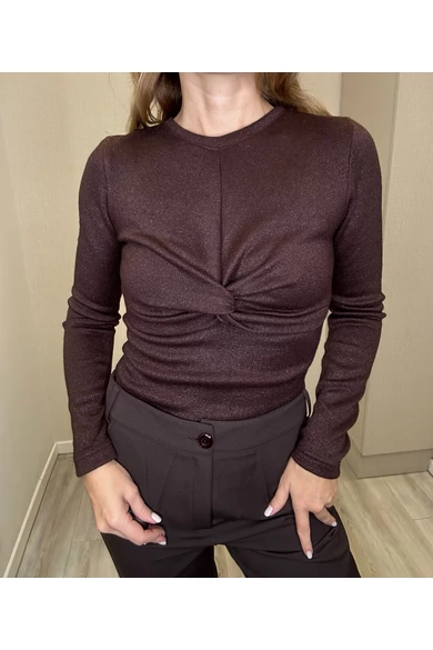 Blue Nature - Liza Sötétbarna Felső