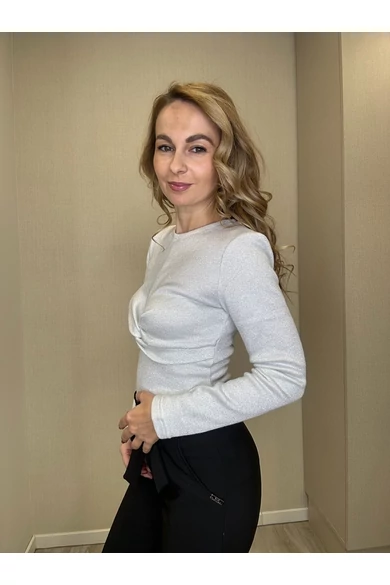 Blue Nature - Liza Fehér Felső