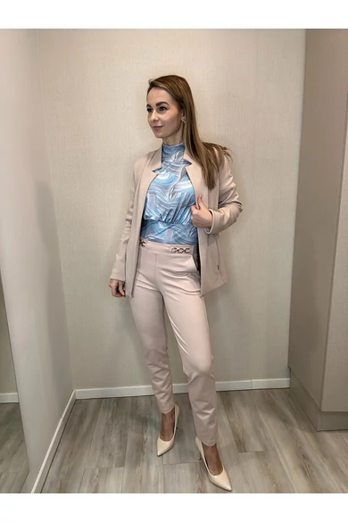 Blue Nature - Patrícia Zöldes Mintás Felső