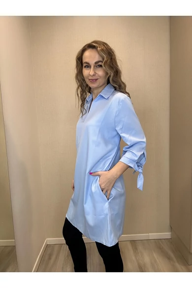 Blue Nature – Bia Világoskék Blúzruha