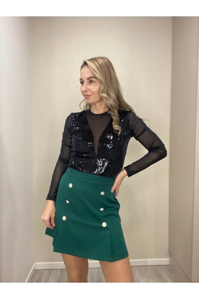 Envy - Kenza Zöld Miniszoknya