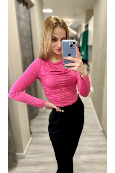 Envy - Csónaknyakú Pink Body