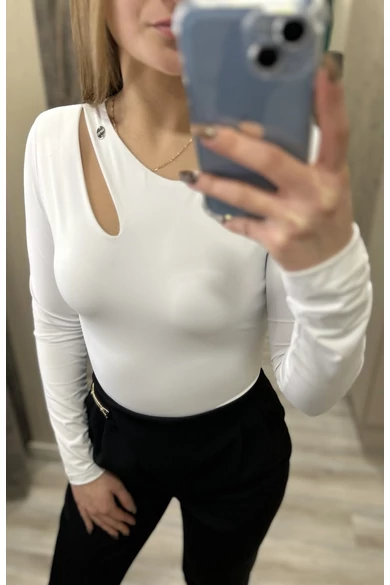 Envy - Lyukas Nyakú Fehér Body