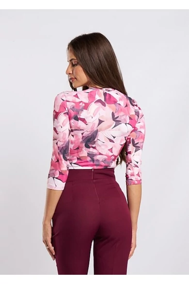 Envy - Beliz Mintás Rózsaszín-Pink Body/Virág