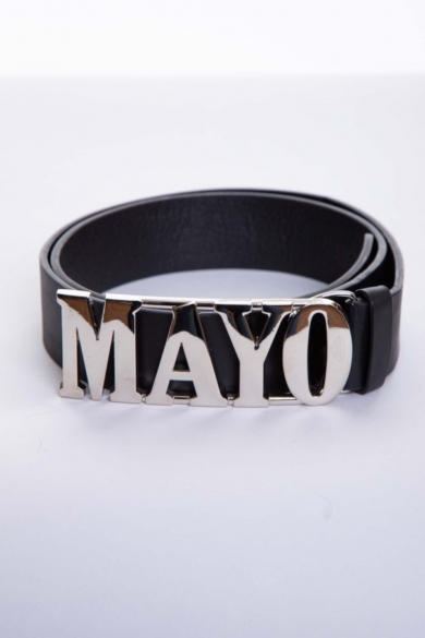 Mayo Chix - Álló Mayo Öv Matt Fekete (Ezüst)