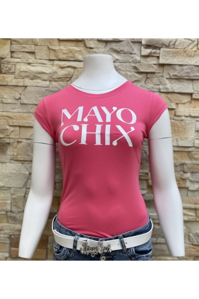 Mayo Chix - Light Matricás Rózsaszín Póló