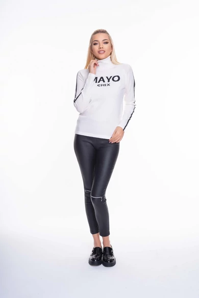 Mayo Chix - Imma Fehér Kötött Garbó