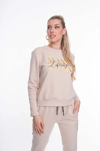 Mayo Chix - Play Világosdrapp Melegítő Szett
