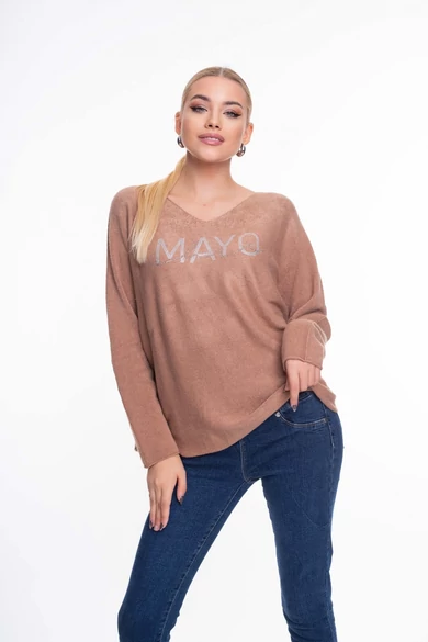 Mayo Chix - Ireland Karamell Pulóver