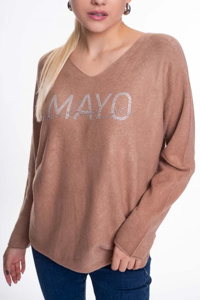 Mayo Chix - Ireland Karamell Pulóver