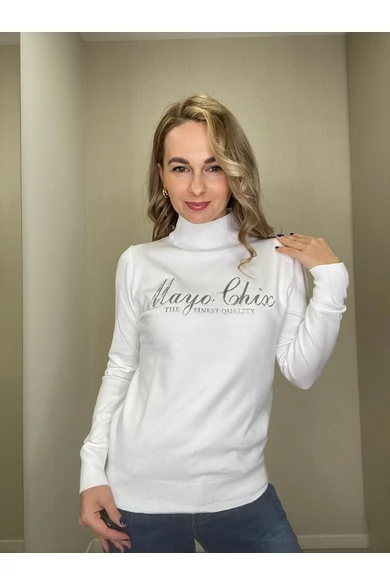 Mayo Chix - Jeep Ecrü Pulóver