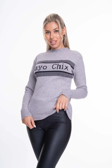 Mayo Chix - Lincoln Szürke Pulóver