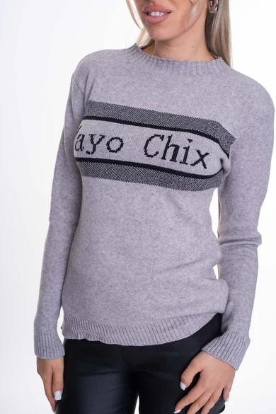 Mayo Chix - Lincoln Szürke Pulóver