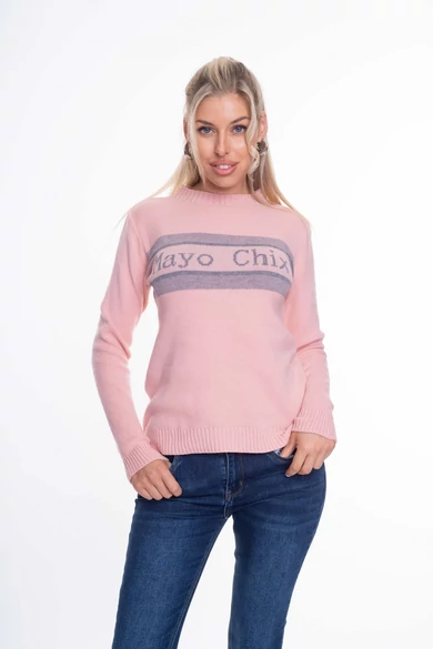 Mayo Chix - Lincoln Rózsaszín Pulóver