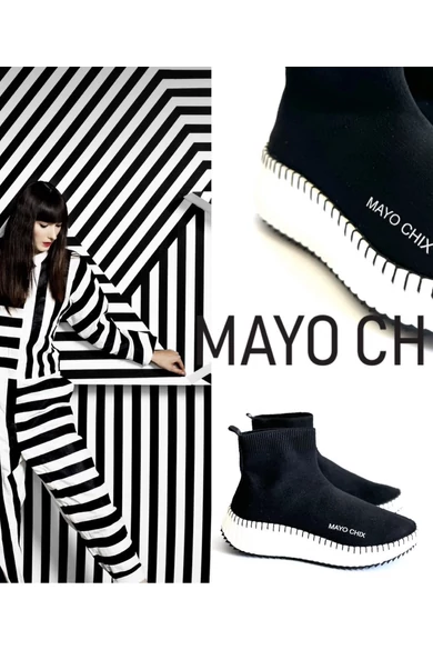 Mayo Chix - Fekete Harisnyacipő