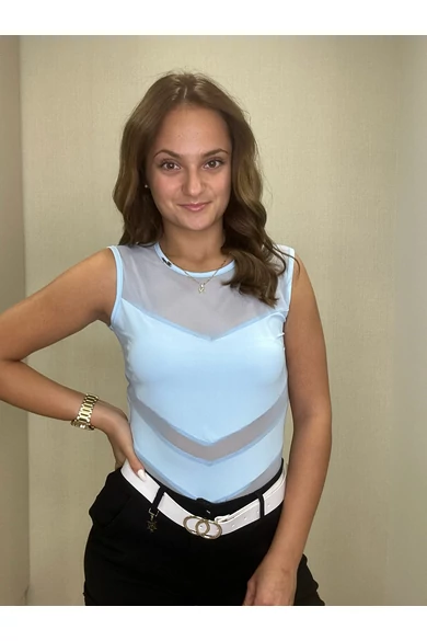 Mayo Chix - Valentina Világoskék Body