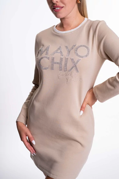 Mayo Chix - Monteverdi Bézs Ruha/Strasszos