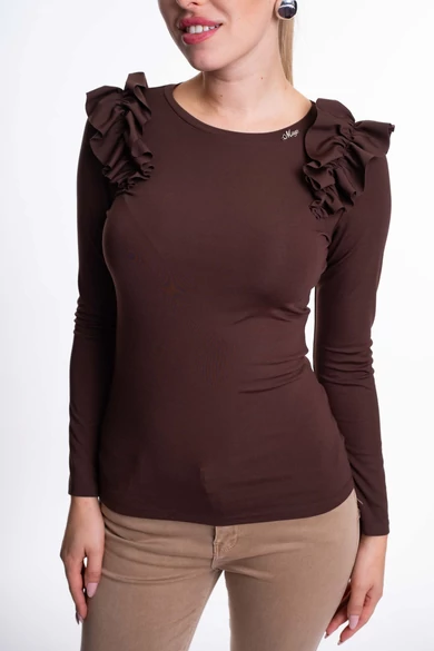 Mayo Chix - Ponti Sötétbarna Felső