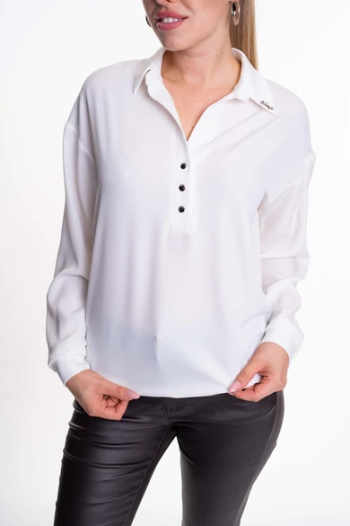 Mayo Chix - Barcelona Ecrü Blúz