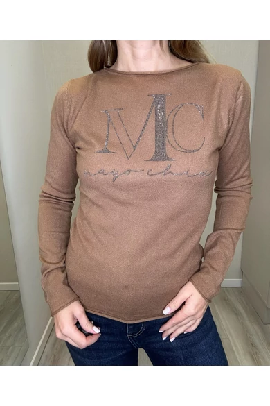 Mayo Chix - Nápoly Karamell Pulóver/Nagystrasszos