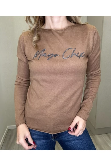 Mayo Chix - Nápoly Karamell Kötött Felső/Glitter