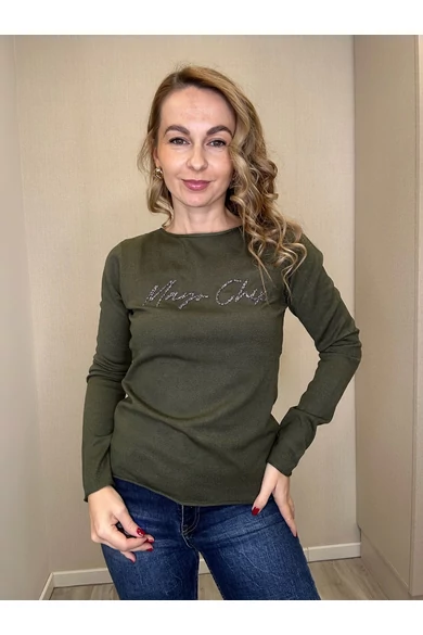 Mayo Chix - Nápoly Keki Kötött Felső/Glitter