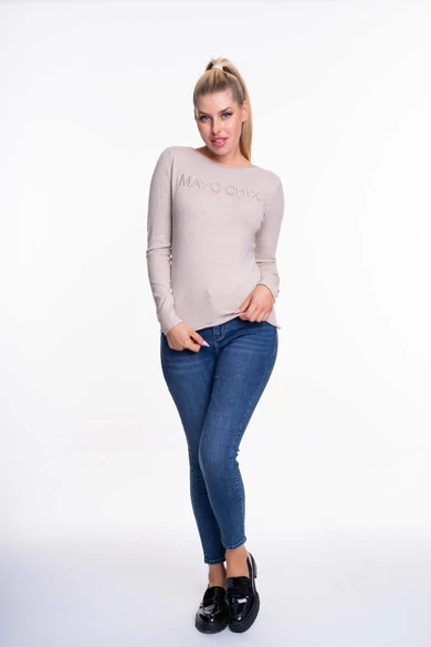 Mayo Chix - Nápoly Toob Pulóver/Hímzett