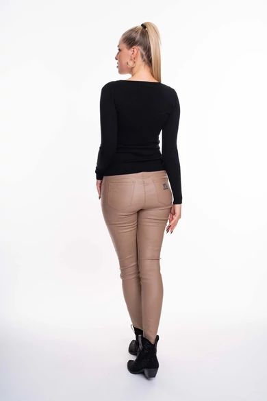 Mayo Chix - Wessex Fekete Kötött Pulóver/Fv.