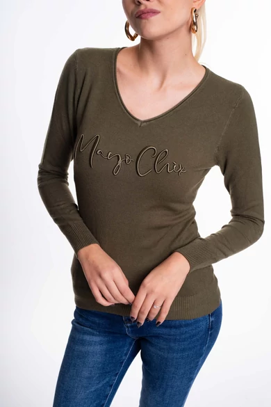 Mayo Chix - Wessex Keki Kötött Felső/Hímzett