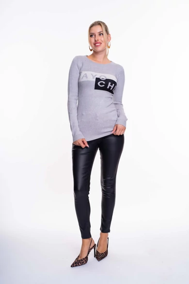 Mayo Chix - Silver Szürke Pulóver