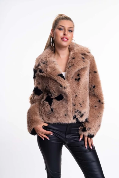 Mayo Chix - Style Drapp Műszőrme Dzseki