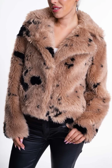 Mayo Chix - Style Drapp Műszőrme Dzseki