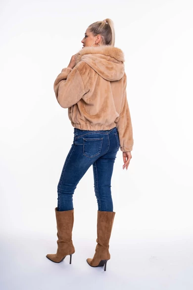 Mayo Chix - Extra Karamell Műszőrme Dzseki