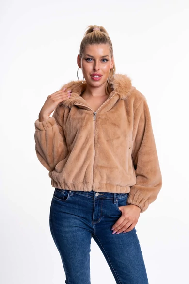 Mayo Chix - Extra Karamell Műszőrme Dzseki