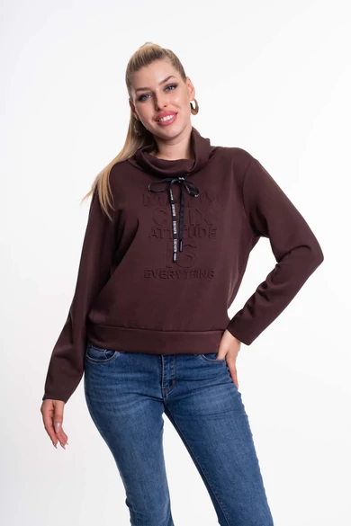 Mayo Chix - Capone Sötétbarna Felső