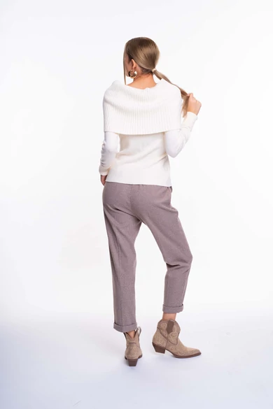 Mayo Chix – Brenda Kockás Karamell Nadrág