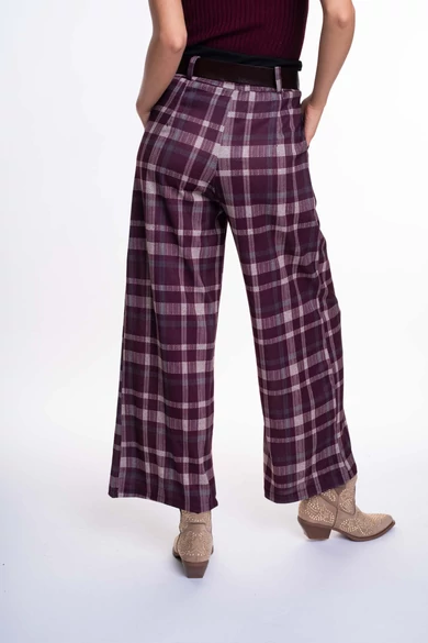 Mayo Chix – Valentina Kockás Padlizsán Nadrág