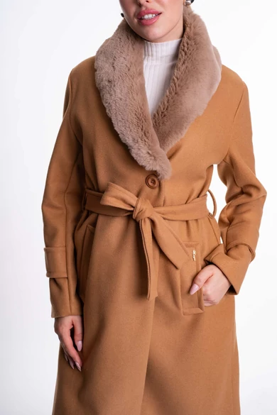 Mayo Chix - Tatum Karamell Szövetkabát